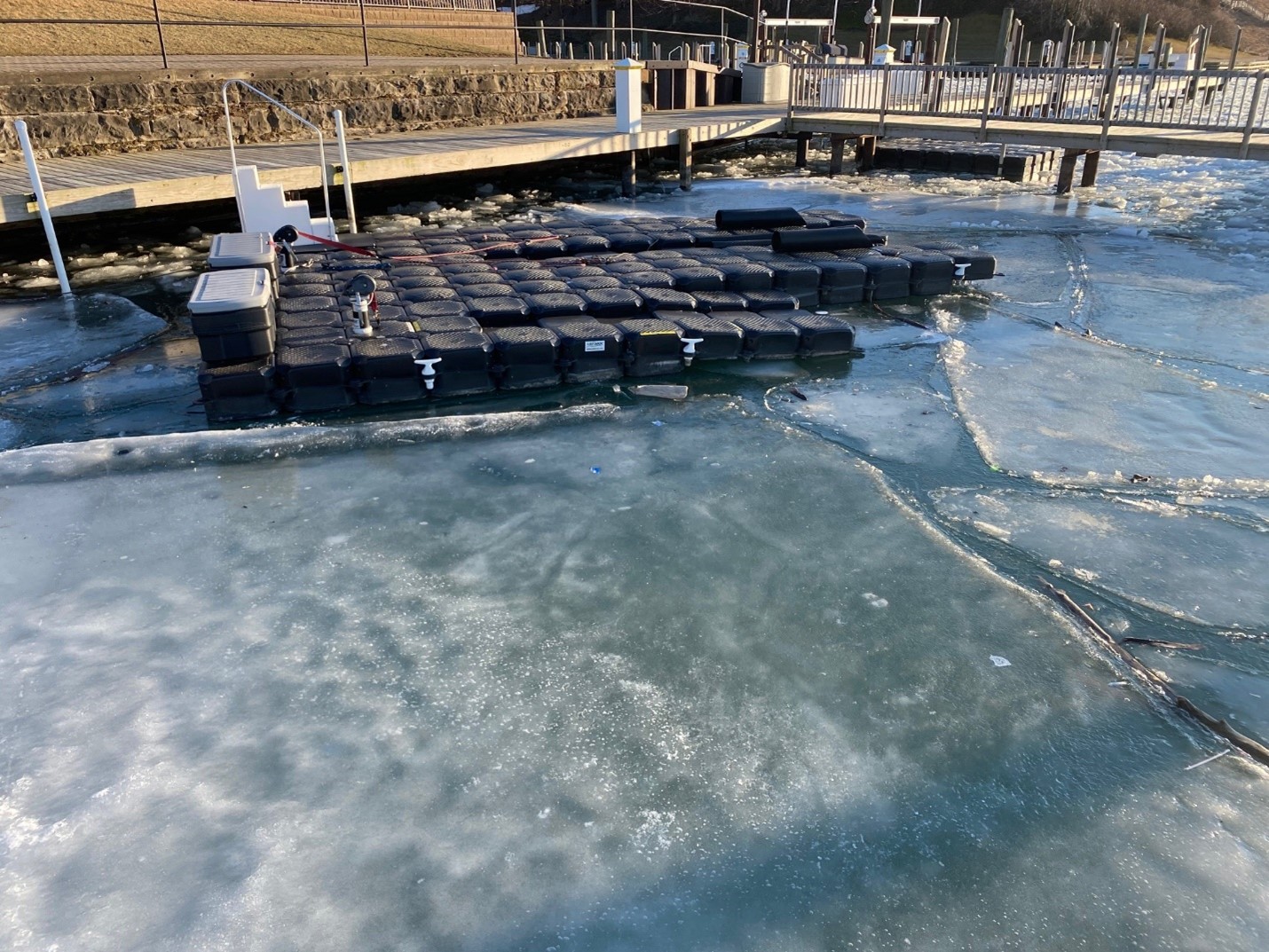 Winter Boat Dock Discover Docks That Can Stay in Ice & Floating Cold